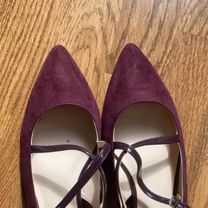 NINE WEST Women Flats Size 8 US Burgundy